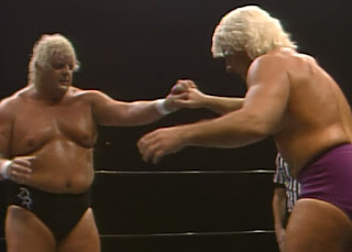 NWA Starrcade 1985 - Dusty Rhodes battled Ric Flair for the World Heavyweight Championship