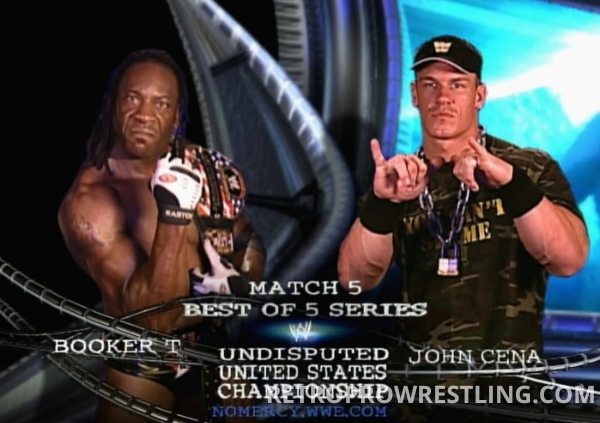 Title graphic for Booker T vs. John Cena at No Mercy '04