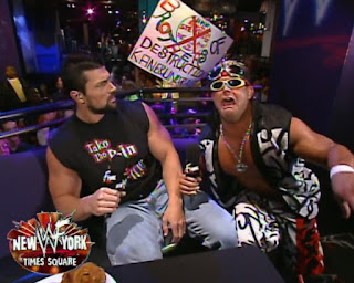 WWE / WWF Backlash 2001 - Grandmaster Sexay gets weird on Steve Blackman