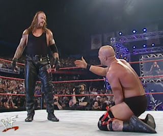 WWE / WWF Backlash 2001 - Steve Austin pleads with The Undertaker