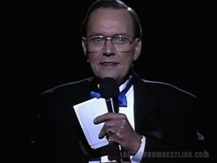 Gordon Solie presents the WCW Hall of Fame at Slamboree '93