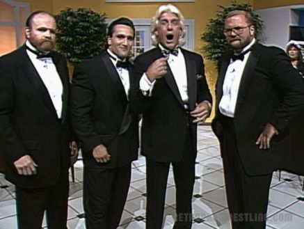 Paul Roma joining the 4 Horsemen at WCW Slamboree 1993