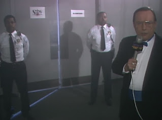 WCW Capital Combat 1990 - Gordon Sollie awaits the arrival of Robocop