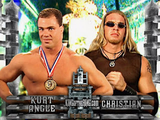 WWE - King of the Ring 2001 - Kurt Angle faced Christian in the first semi-final