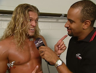 WWE  - King of the Ring 2001 - Jonathan Coachman interviews Edge