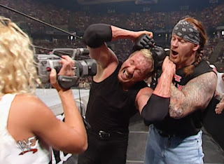 The Undertaker and Sara beat up DDP at King of the Ring 2001